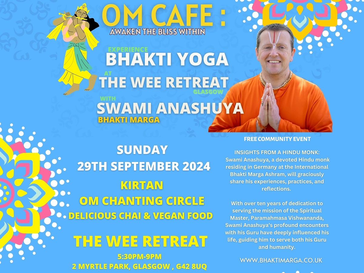 Om Cafe: Kirtan, Om Chanting Circle, Delicious Chai and Vegan Food