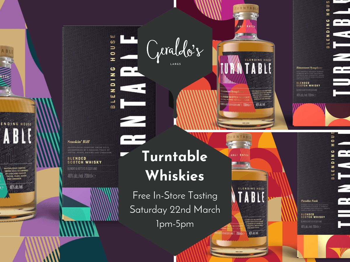 FREE Turntable Whisky In-Store Tasting