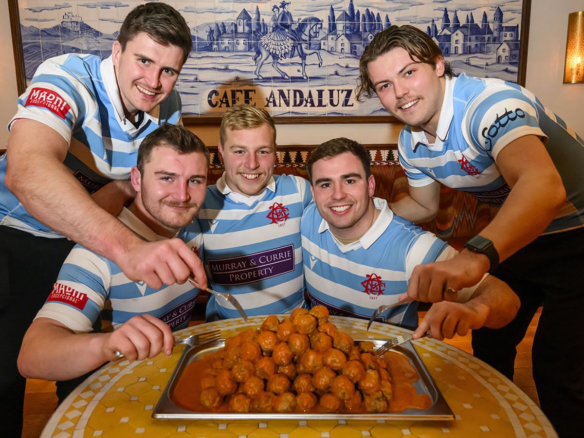 Cafe Andaluz Stockbridge reaches meatball milestone as it celebrates first birthday with Edinburgh Accies