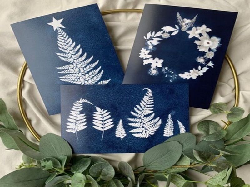 Festive Cyanotypes at Central Scotland School of Craft, Dunblane | What ...