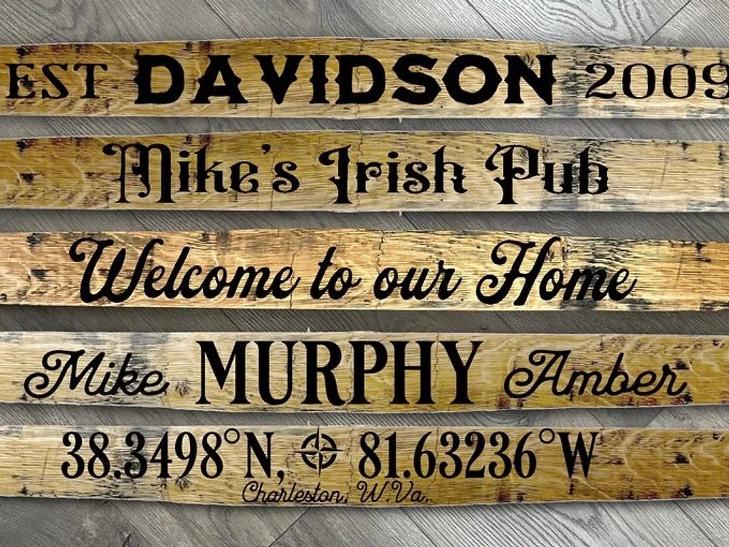 Whisky Barrel Sign Workshop