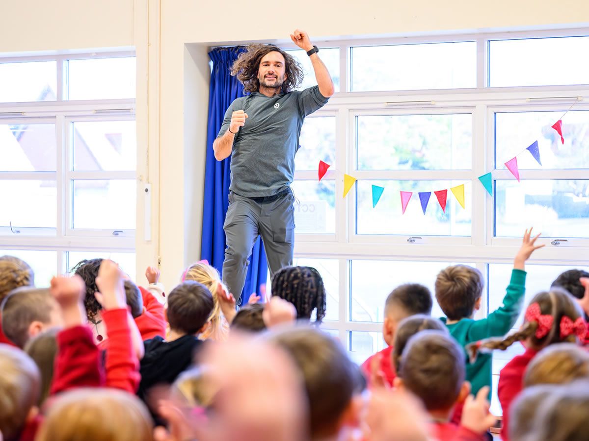 Dunbar Primary School receives surprise visit from Joe Wicks