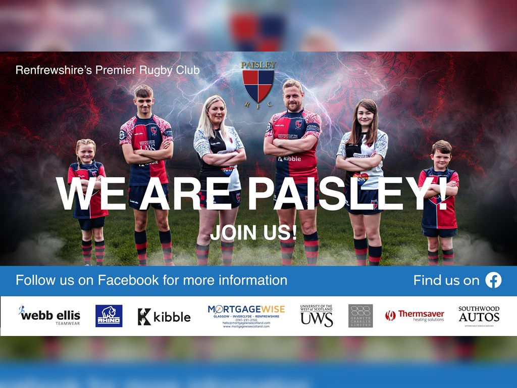 Paisley Rugby Football Club Juniors Open Day