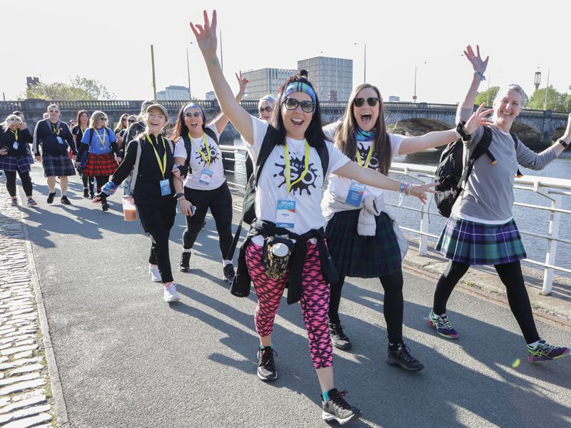 Glasgow gears up for biggest ever Kiltwalk