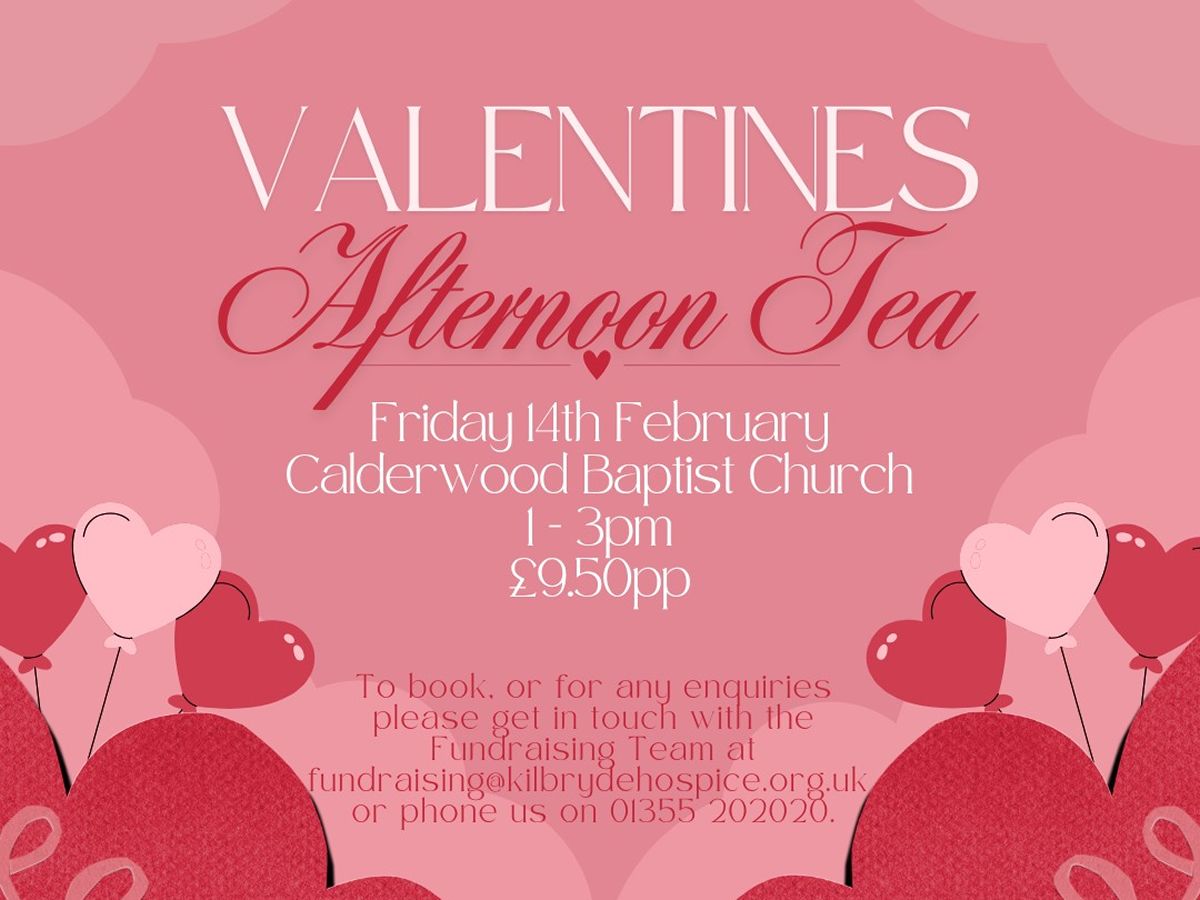 Kilbryde Hospice’s Valentine’s Afternoon Tea