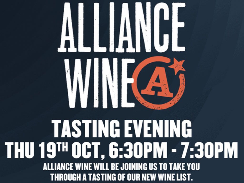 FREE: Alliance Wine Tasting