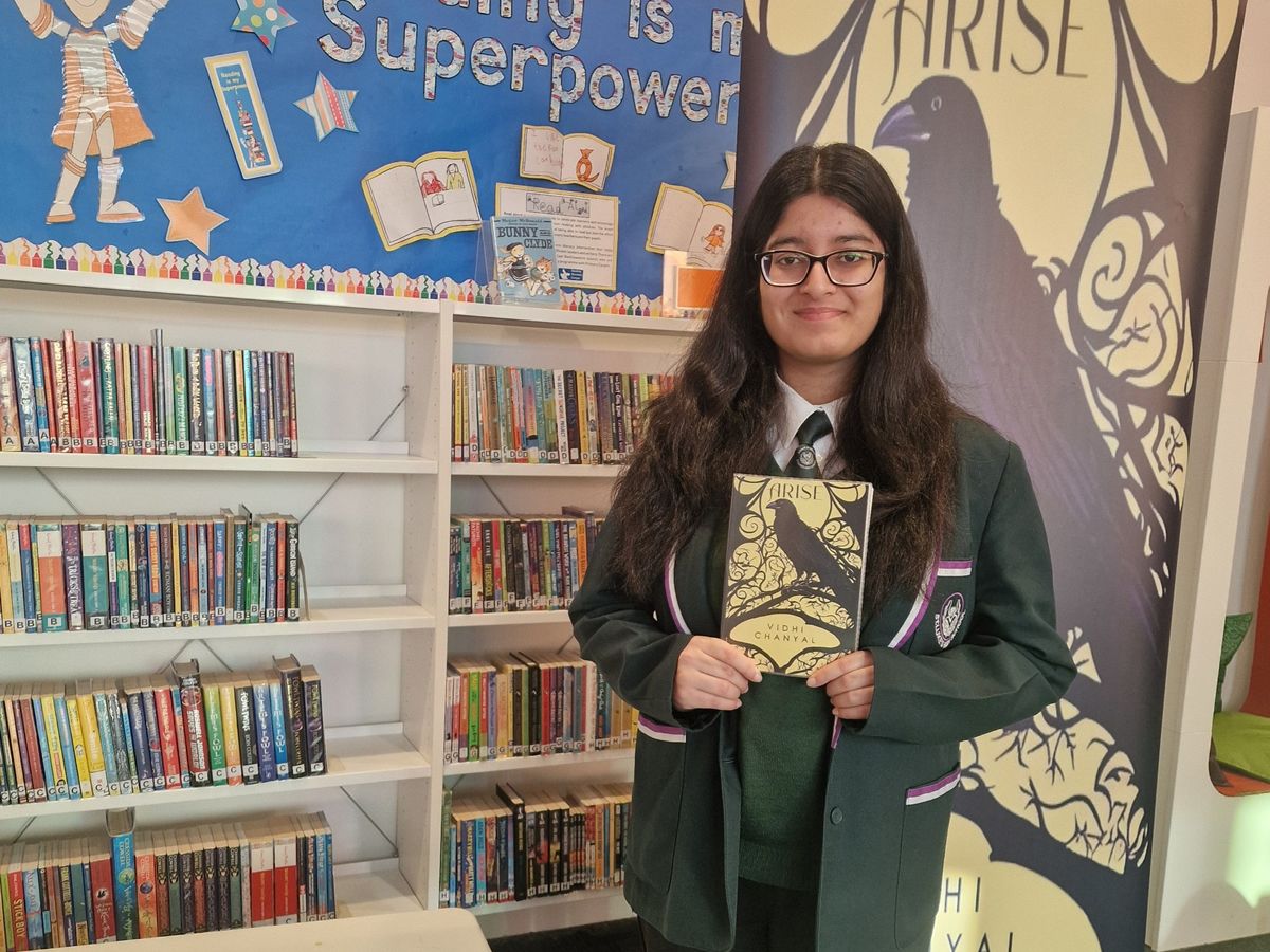 Pupil and published author inspires fellow school pupils at World Book Day event