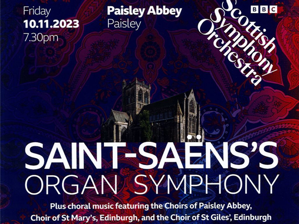 Saint-Saëns's Organ Symphony at Paisley Abbey