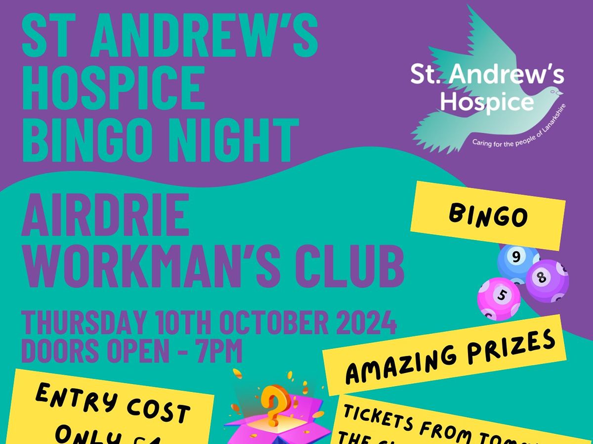 St Andrew’s Hospice Bingo Night