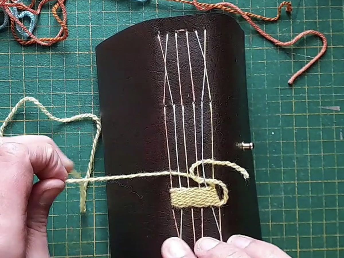 Bookbinding with Woven Spine Workshop