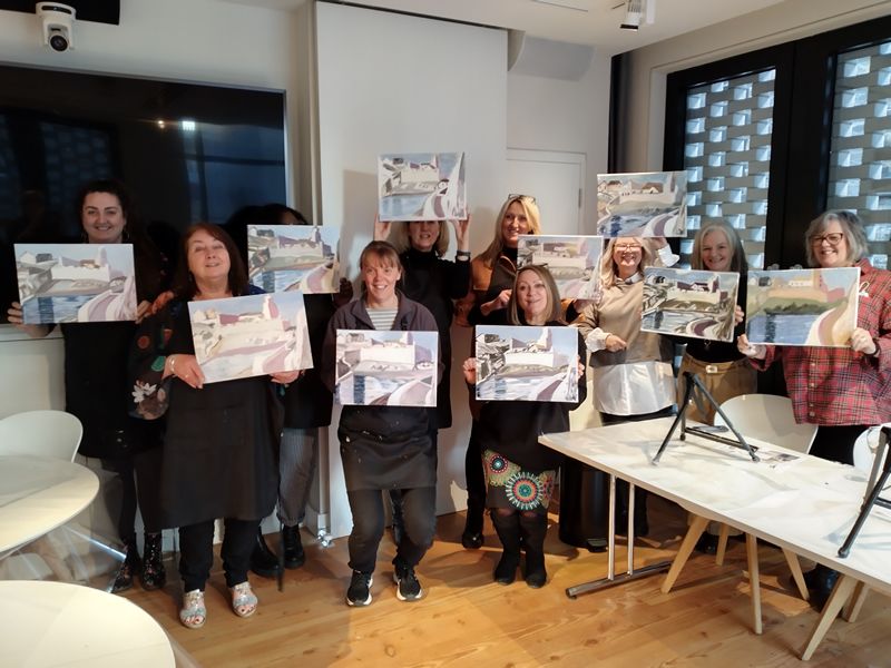 Paint & Sip with Karin Hepburn