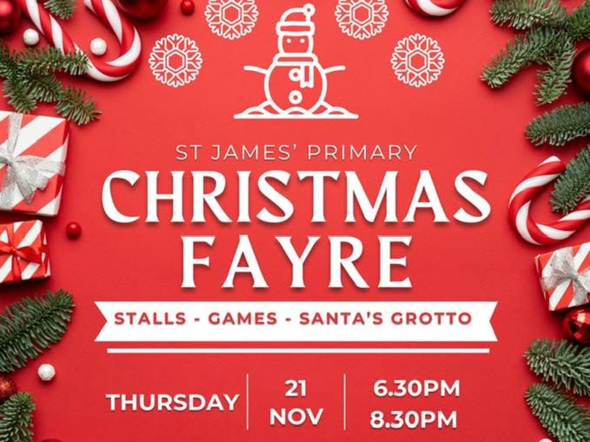 St James’ Primary School Renfrew Christmas Fayre