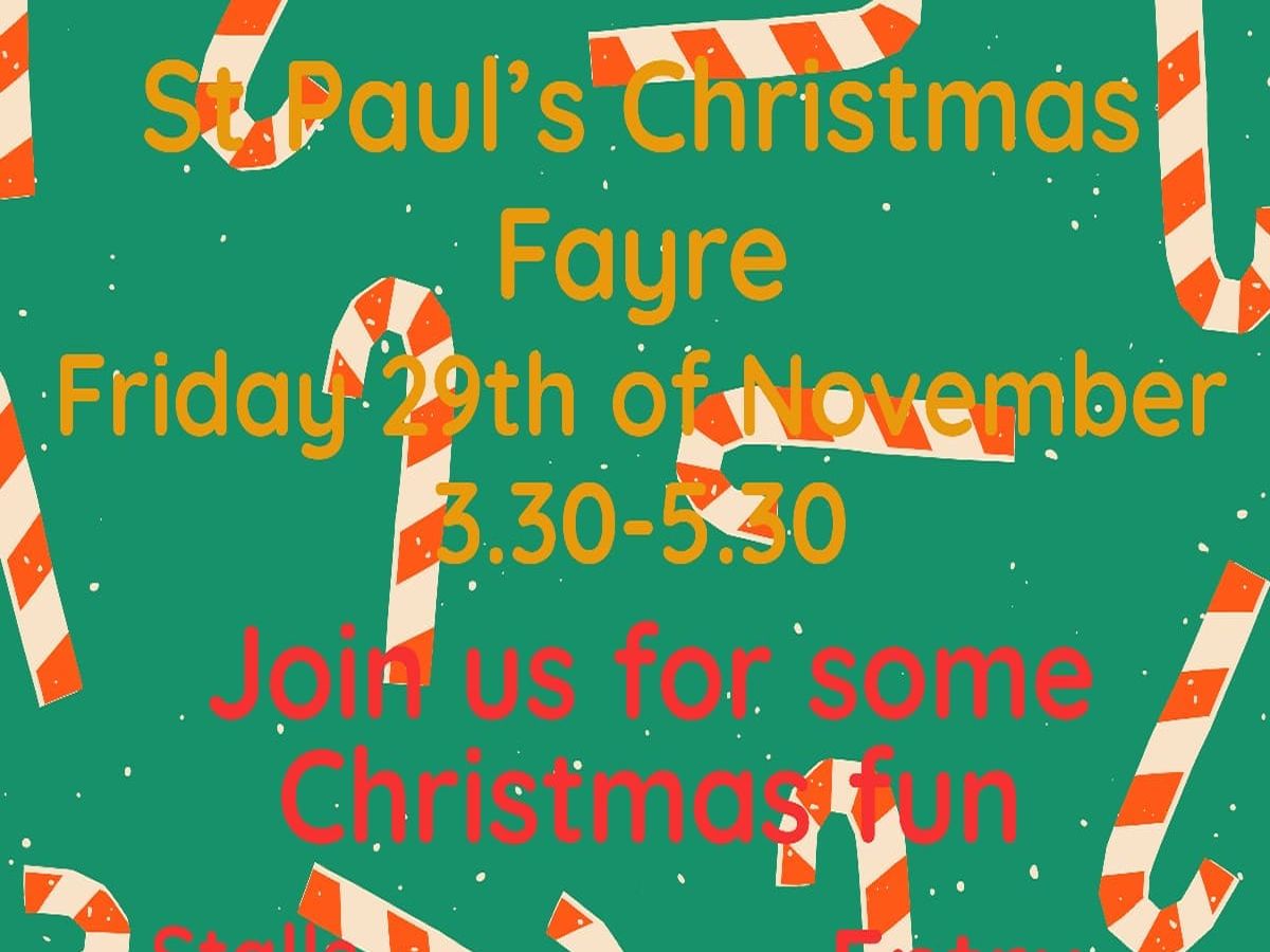 St Paul’s Primary School Christmas Fayre