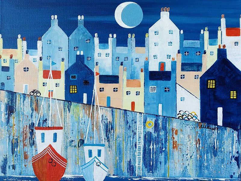 Art Exhibition: Cottages & Creels by Ingrid Mayes