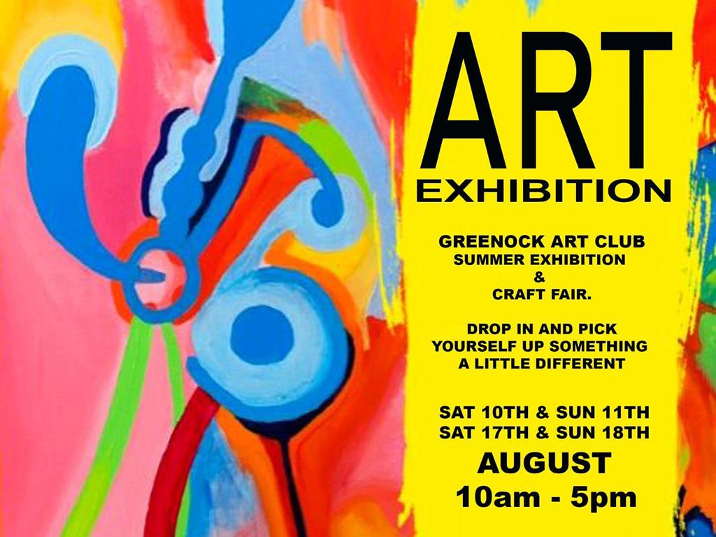 Greenock Art Club Summer Art Exhibition and Craft Fair