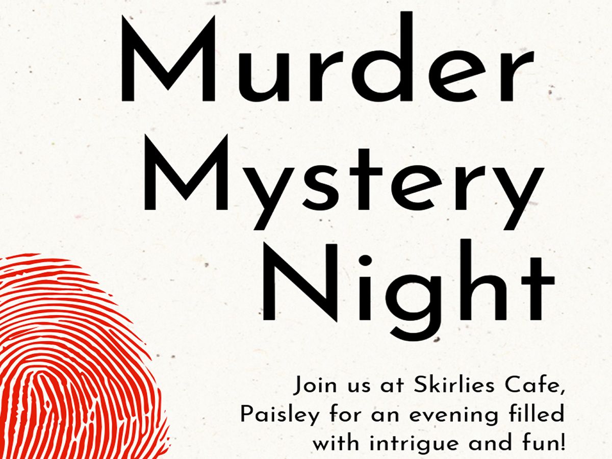 Murder Mystery Evening - Great British Bump Off