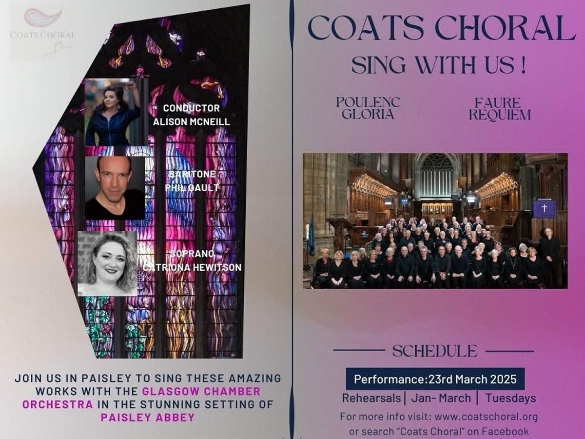 Coats Choral at Paisley Abbey