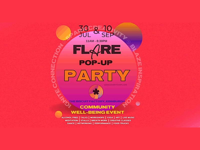 FLARE* Pop-Up Party - Community Well-being Event