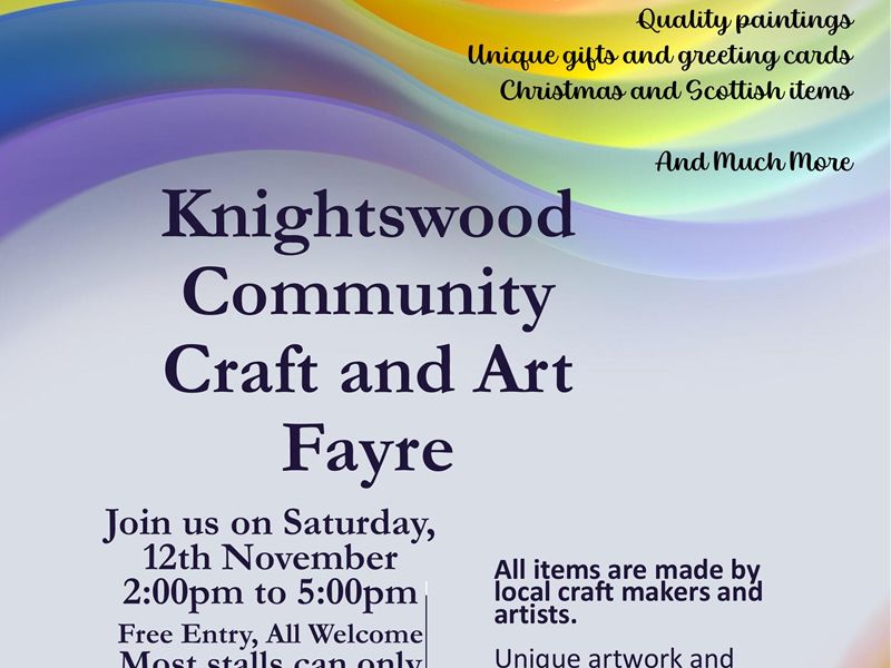 Knightswood Community Craft and Art Fayre