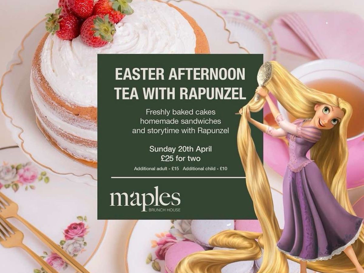 Easter Afternoon Tea With Rapunzel