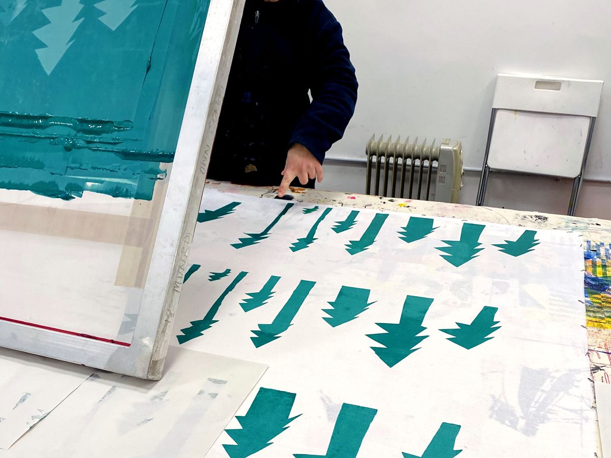 Screen Print Your Own Reusable Wrapping Paper Workshop