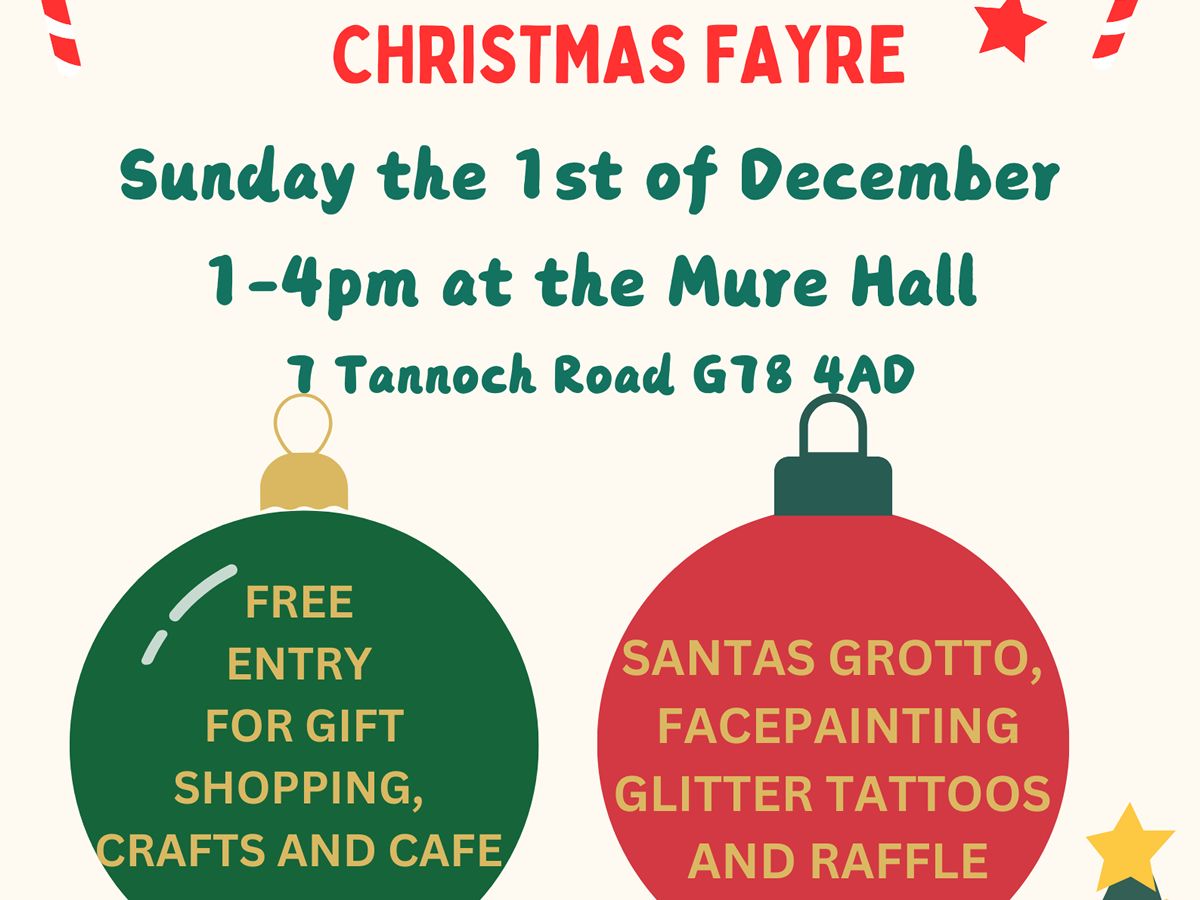 Uplawmoor Primary School Christmas Fayre