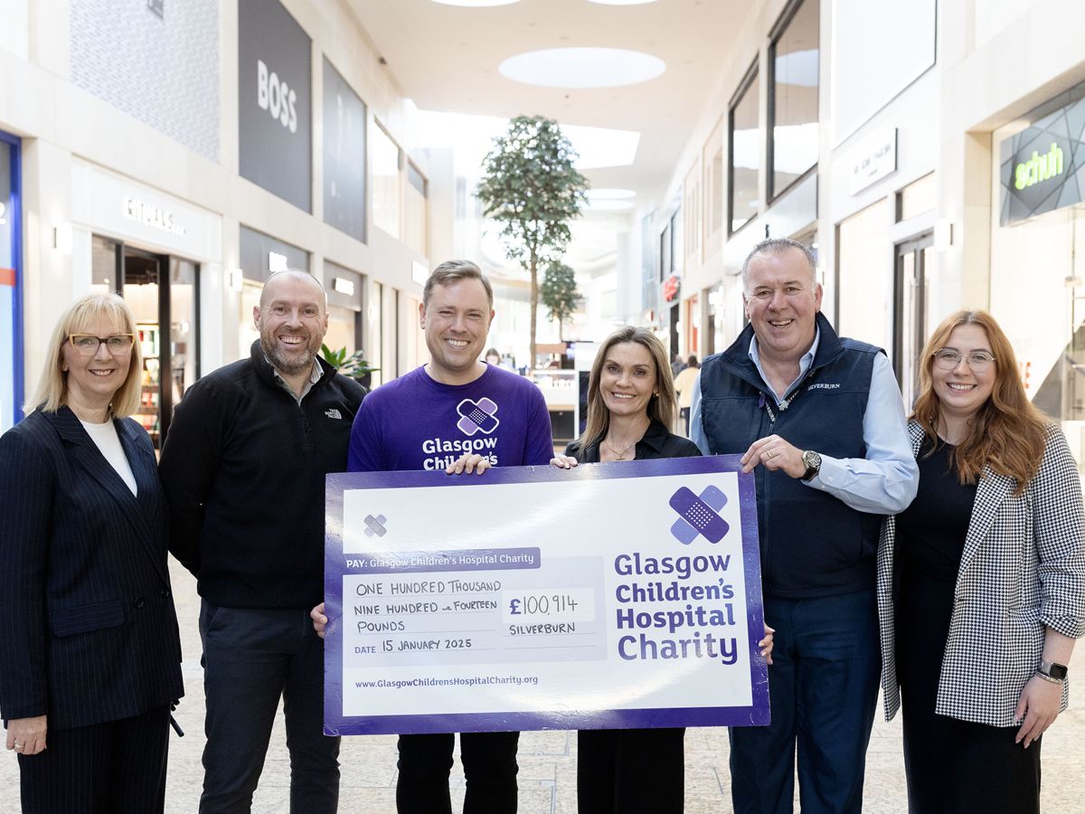 Silverburn breaks fundraising record for Glasgow Childrens Hospital Charity