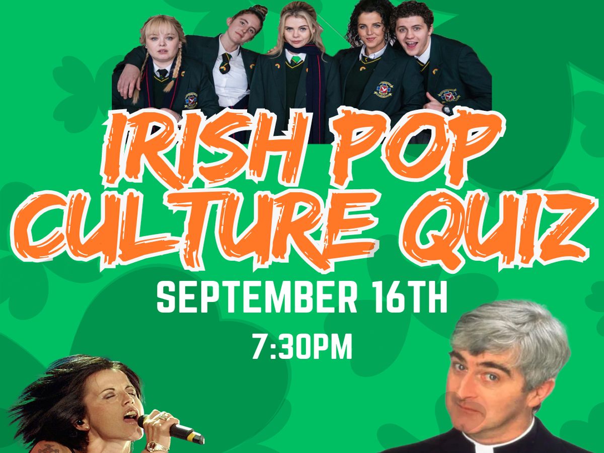 Malones Glasgow Freshers Week: Irish Pop Culture Quiz