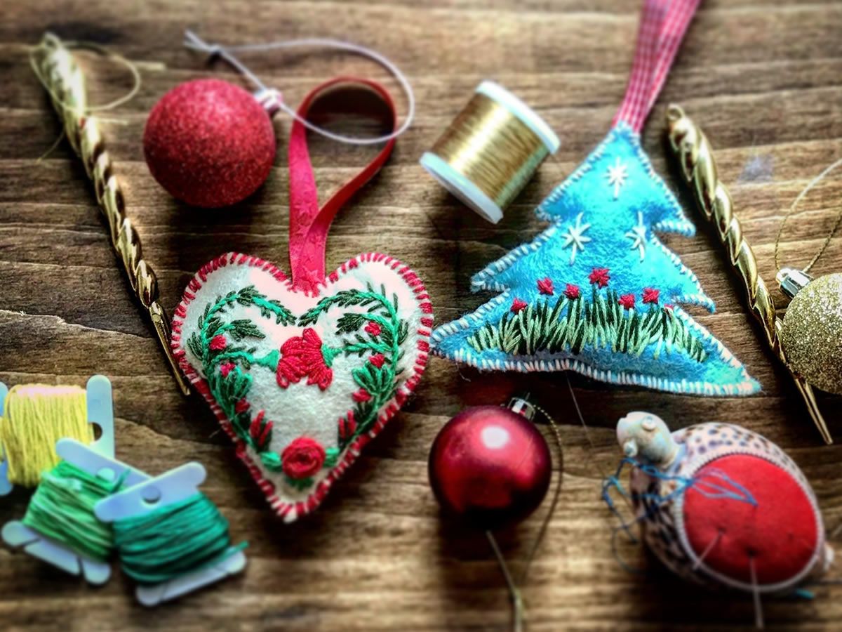 Christmas Bauble Embroidery Workshop