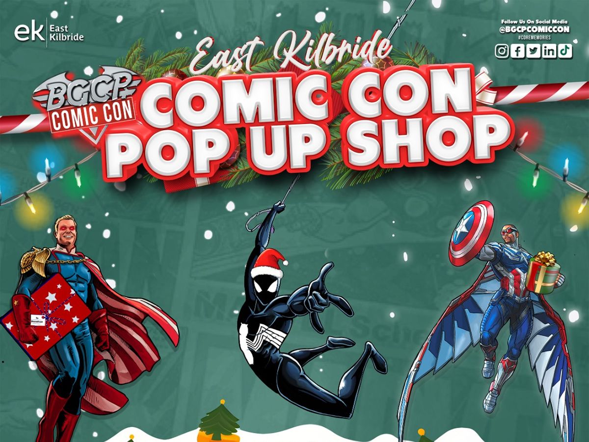 BGCP Comic Con East Kilbride Pop Up Shop