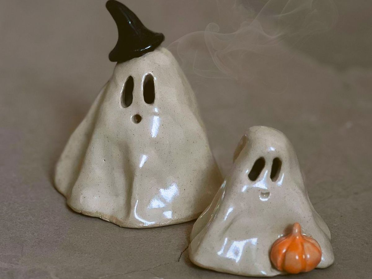 Halloween Workshops: Hand-Building Ghost Incense Burner (BYOB)