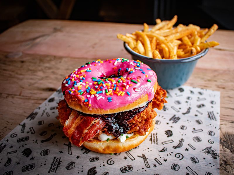 Introducing the doughnut burger!