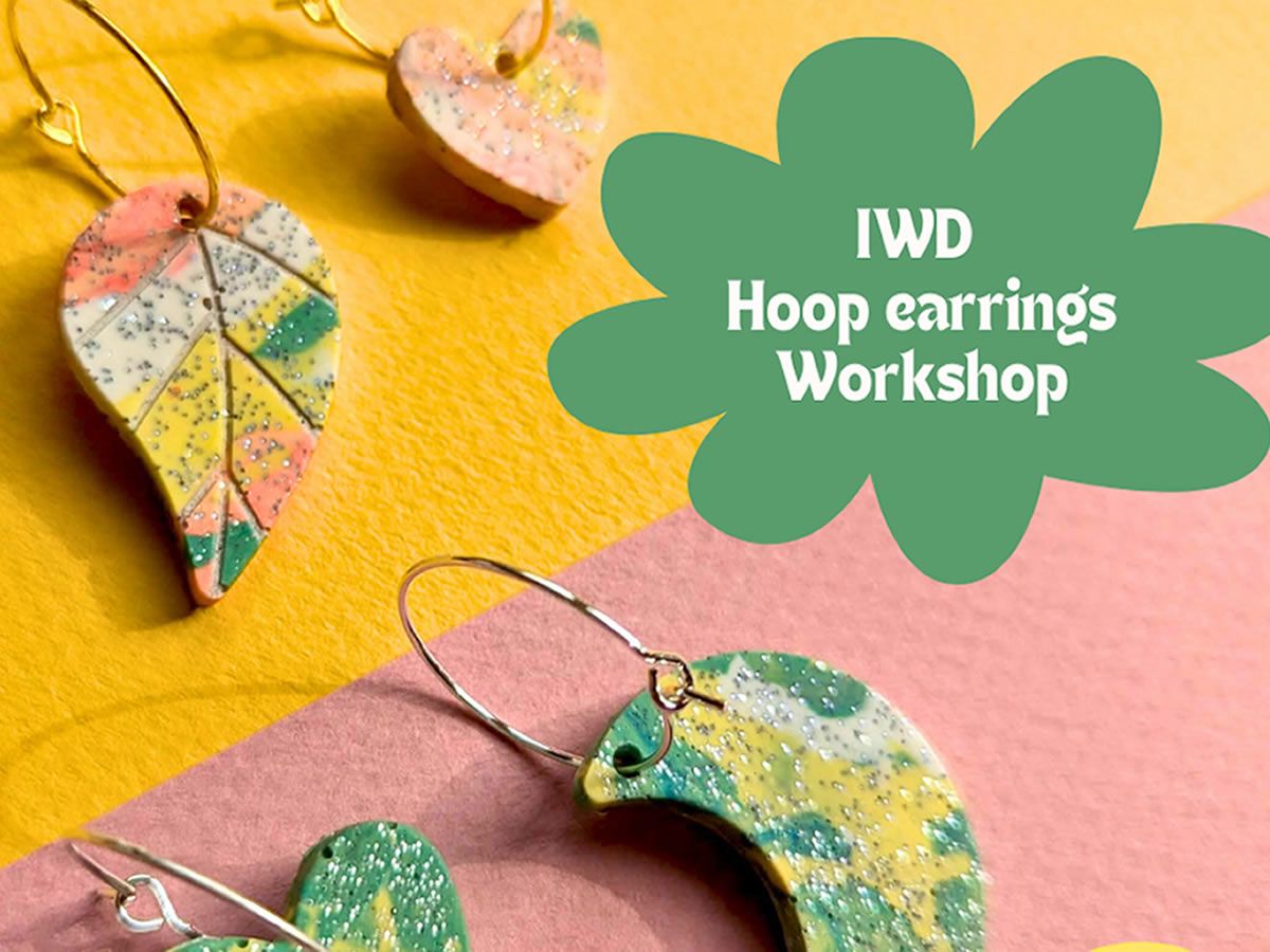 IWD Hoop Earrings with Charms - Craft Workshop @Tribe Porty