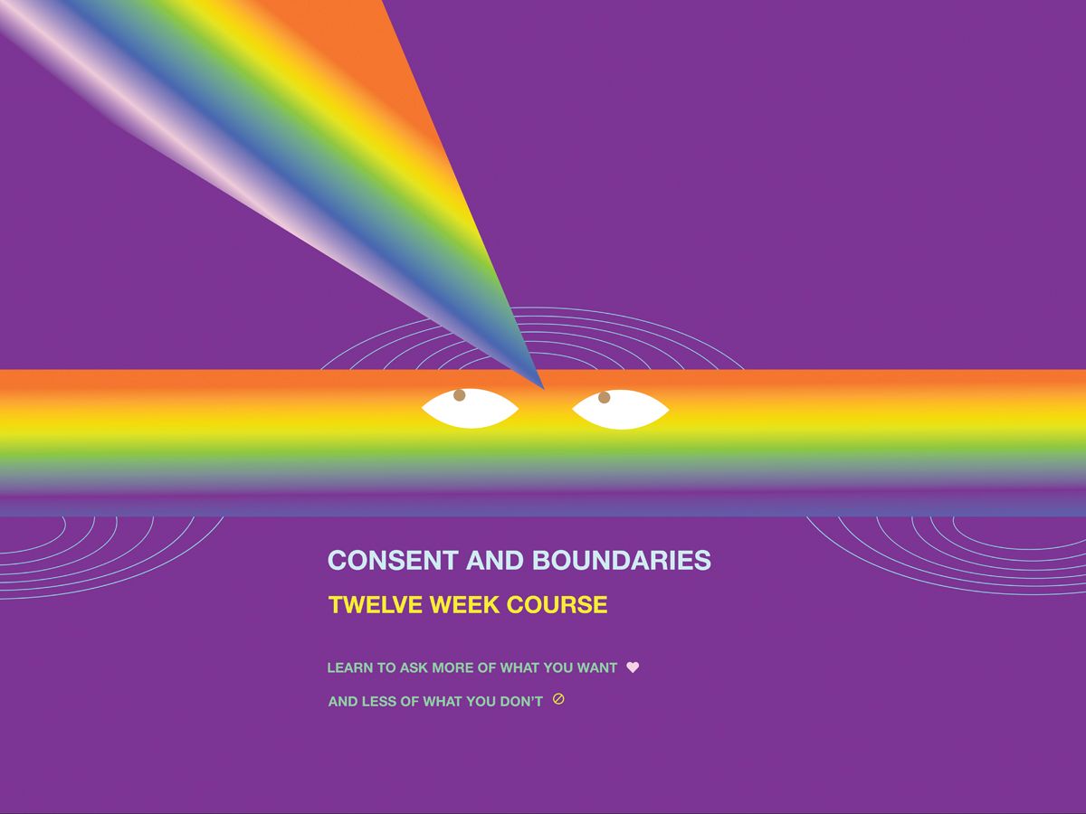 Consent and Boundaries For Beginners - Twelve Week Evening Course