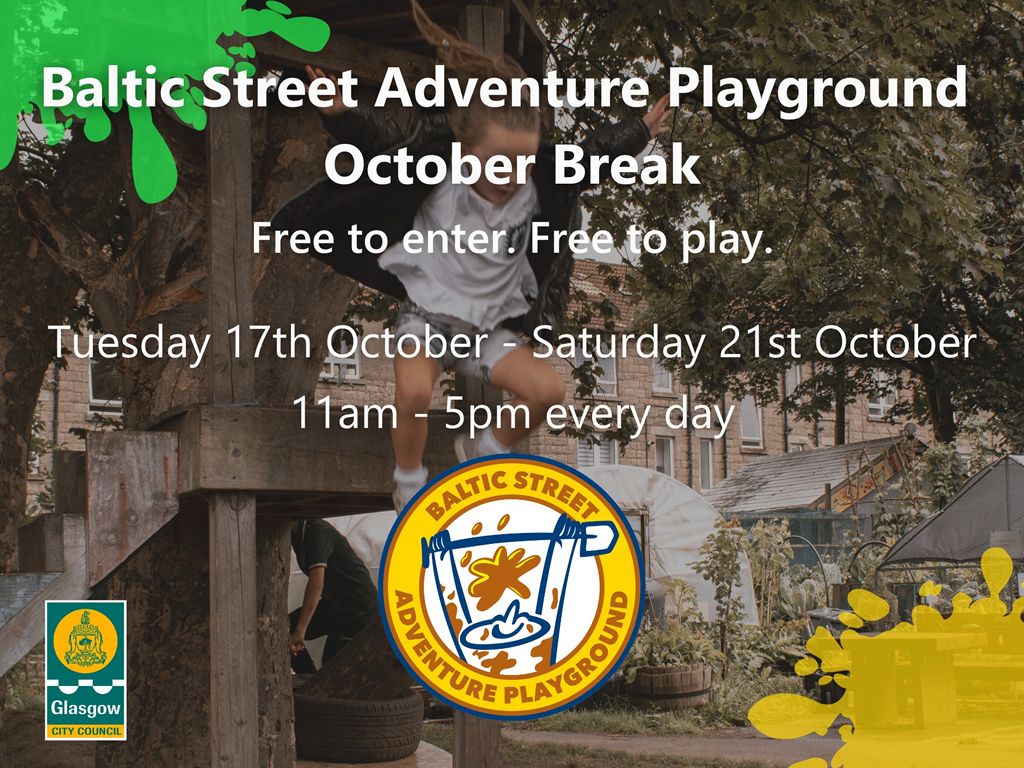 Baltic Street Adventure Playground October Break