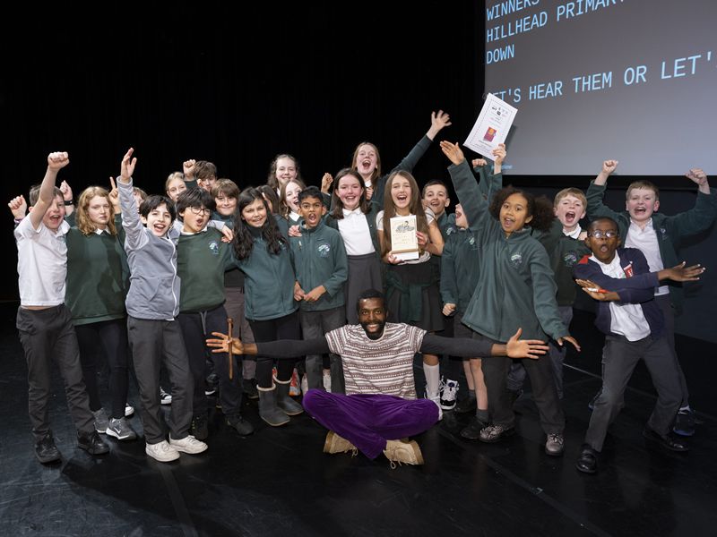 Hillhead Primary School are crowned Slam Masters at the Scottish Youth Poetry Slam 2022