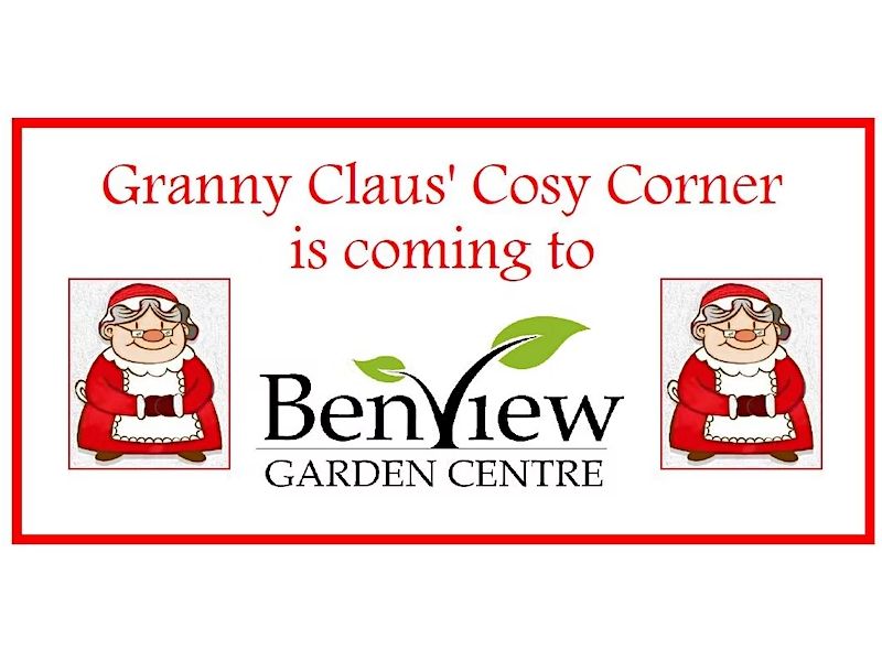 Granny Claus’ Cosy Corner at Benview Garden Centre