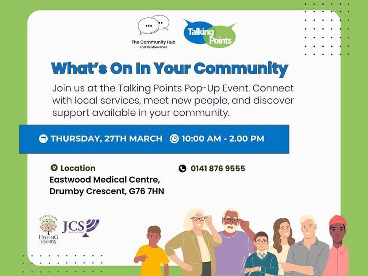 What’s On In Your Community - Talking Points Pop-Up event