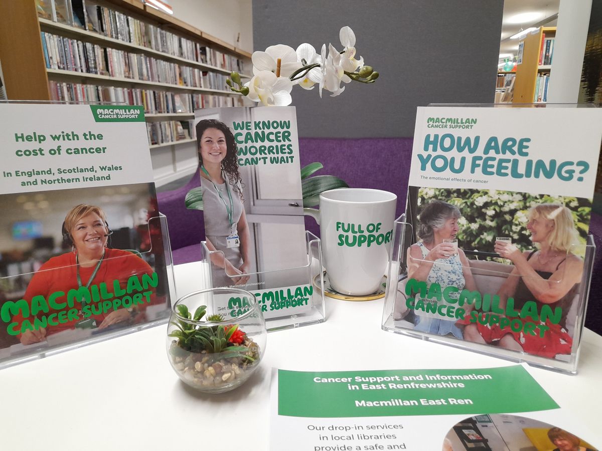 Weekly Macmillan Cancer Support & Information Drop-in at Clarkston Library