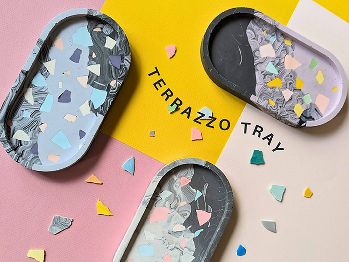 Terrazzo Tray - Eco- resin Craft Workshop