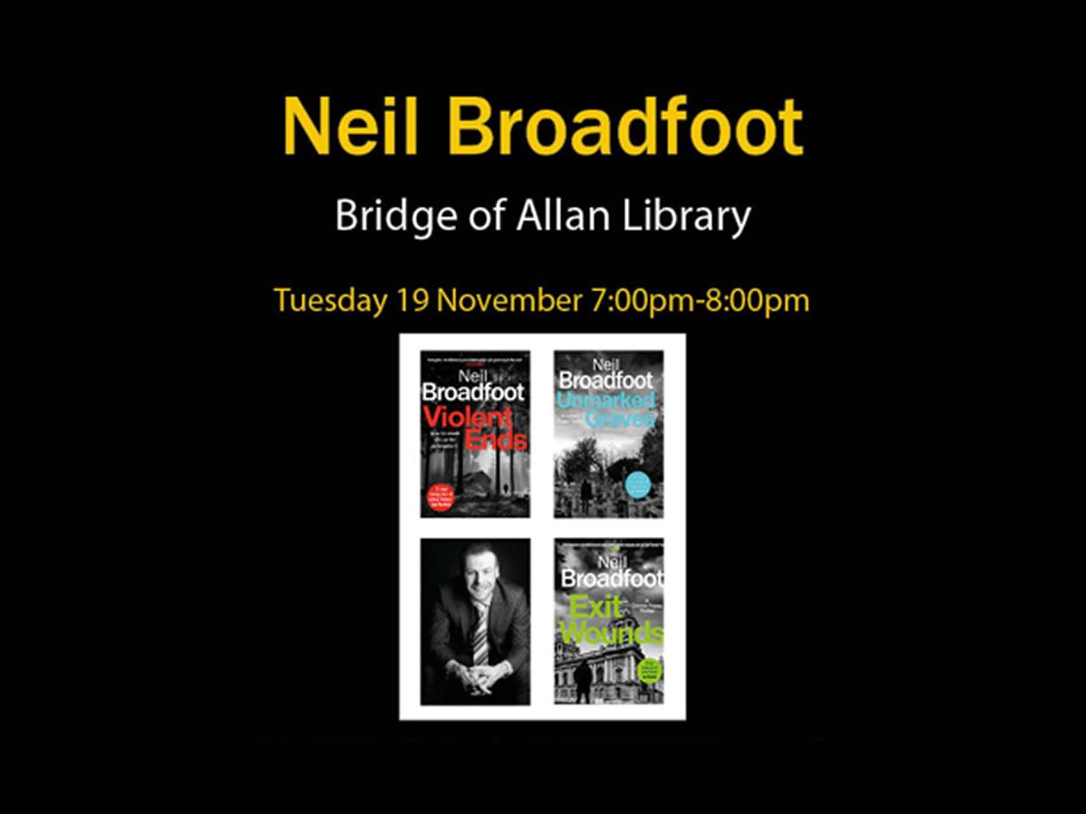 Author Talk Q&A: Neil Broadfoot: Unmarked Graves and Exit Wounds