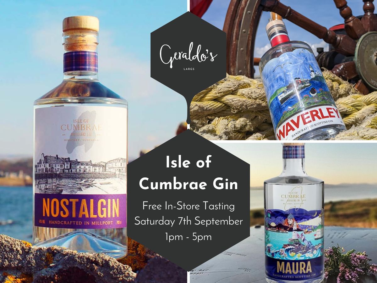 FREE Isle of Cumbrae Gin Tasting