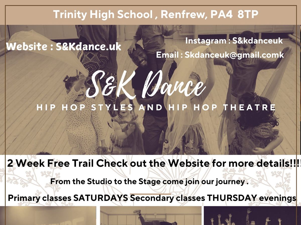 Free Trial Hip Hop Dance Styles For 3 -18 Year Olds