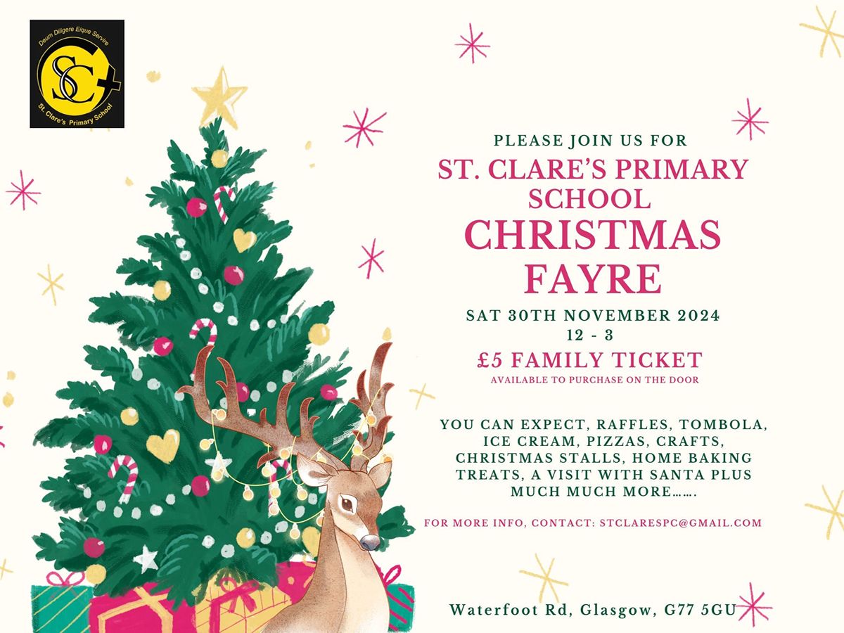 St Clare’s Primary School Christmas Fayre