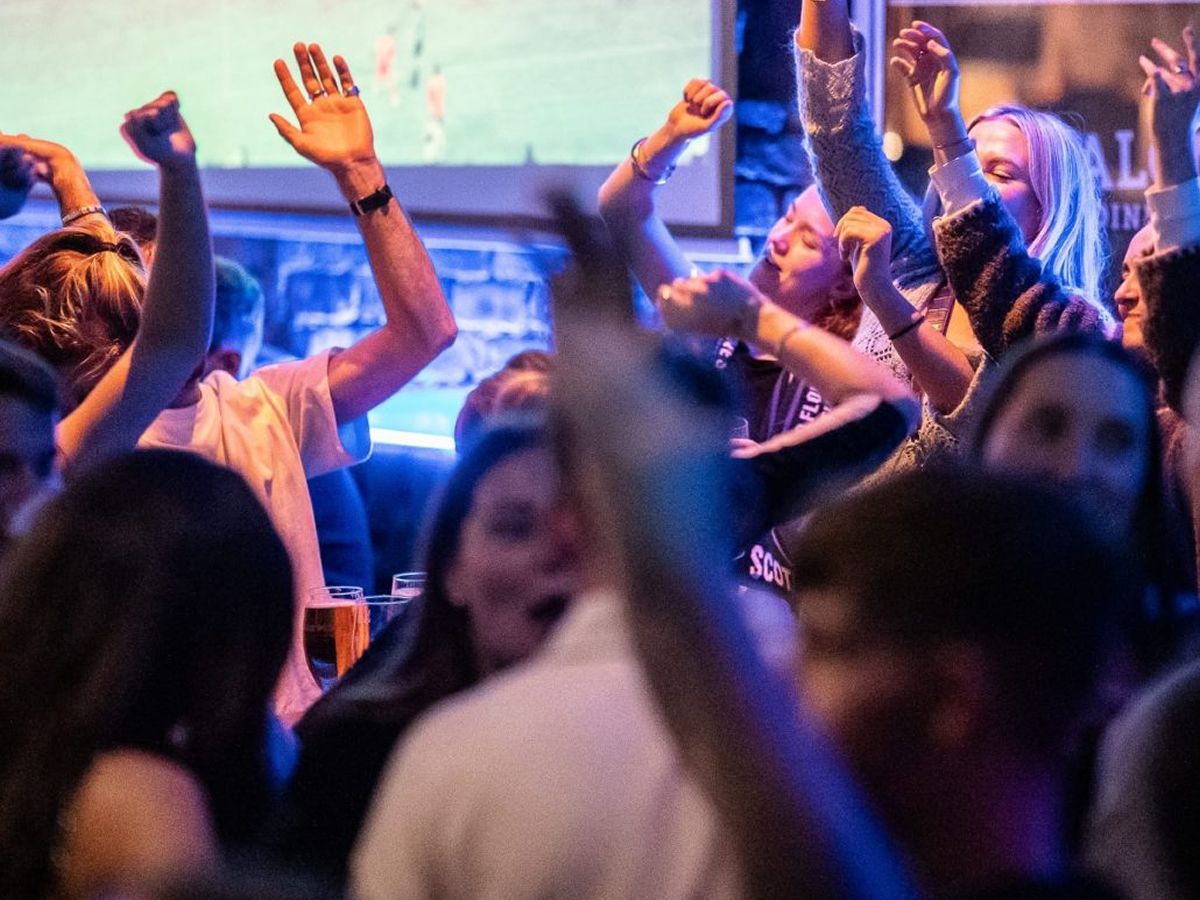 Six Nations Fan Zone At Malones Edinburgh