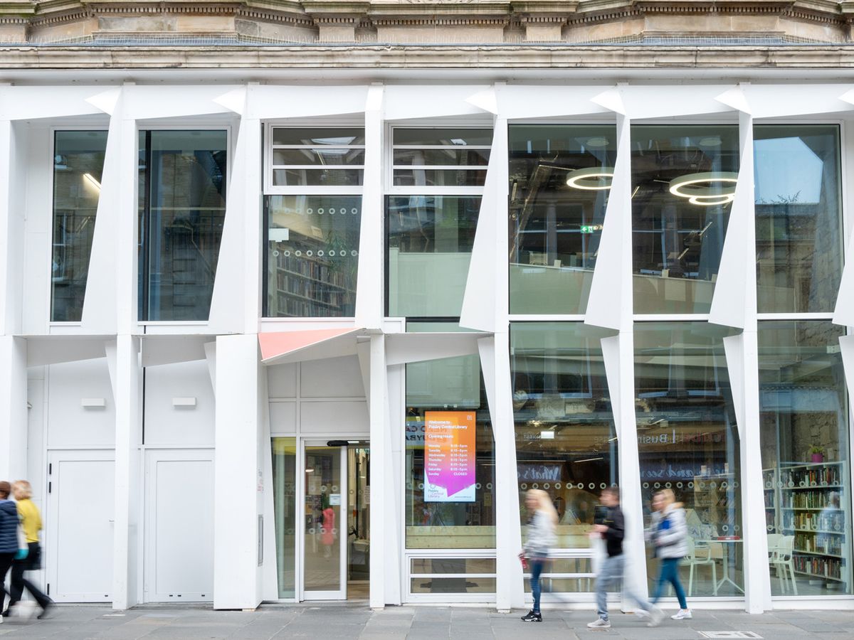 Paisley Central Library shortlisted for prestigious AJ Architecture Award