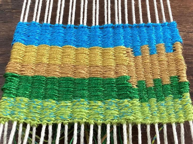 Weaving from the Window with Louise Martin at Central Scotland School ...