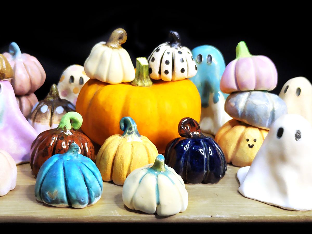 Ceramic Ghosts & Pumpkins - Hand-building Workshop