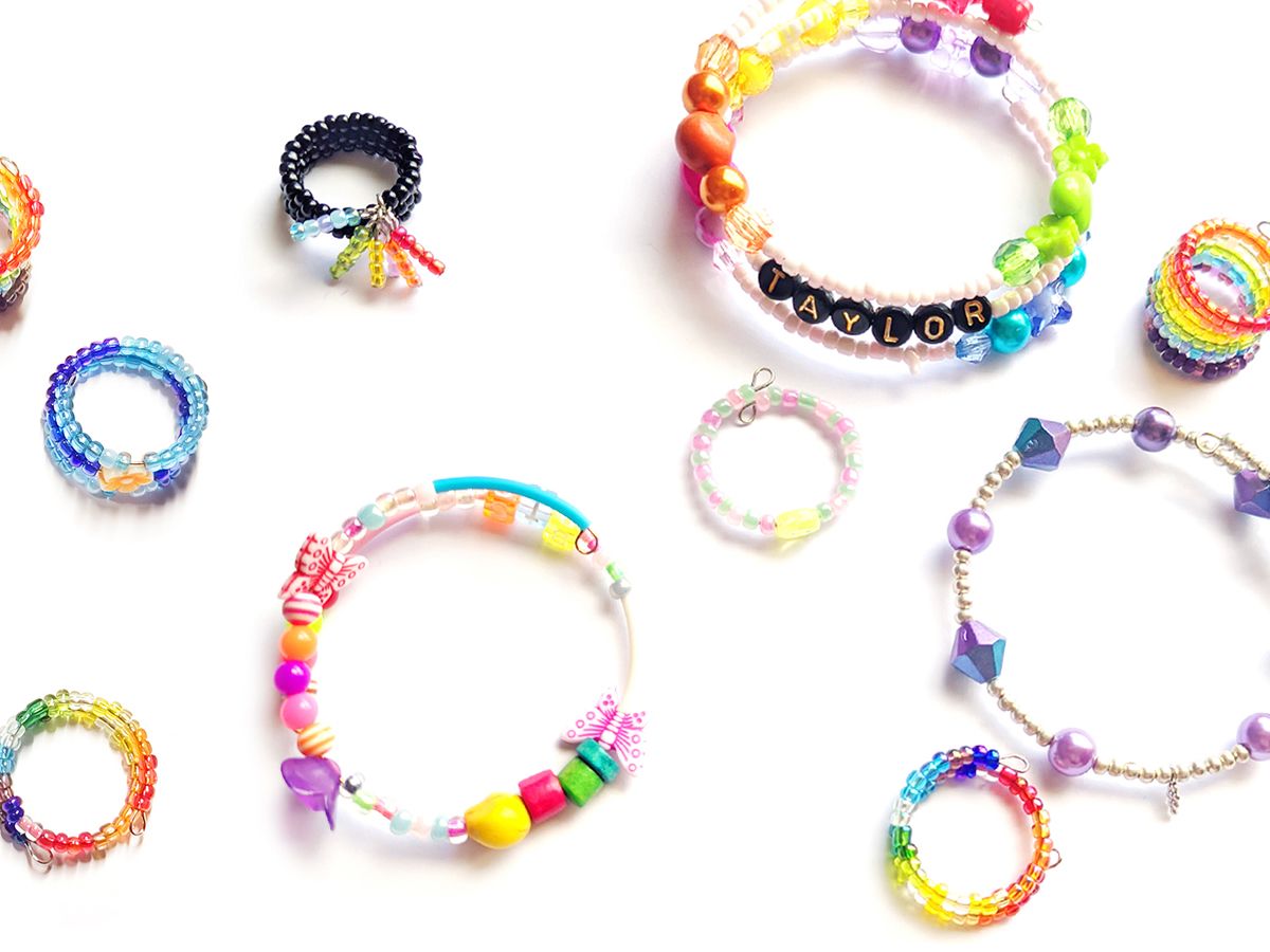 Family Friendly Jewellery Making Class - Memory Wire & Seed Beads