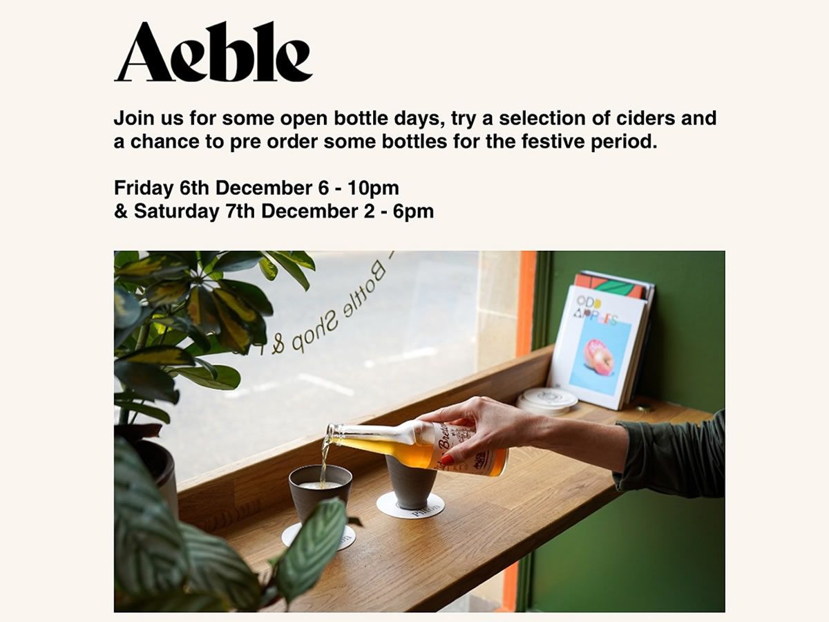 Free Festive Cider Tasting Day